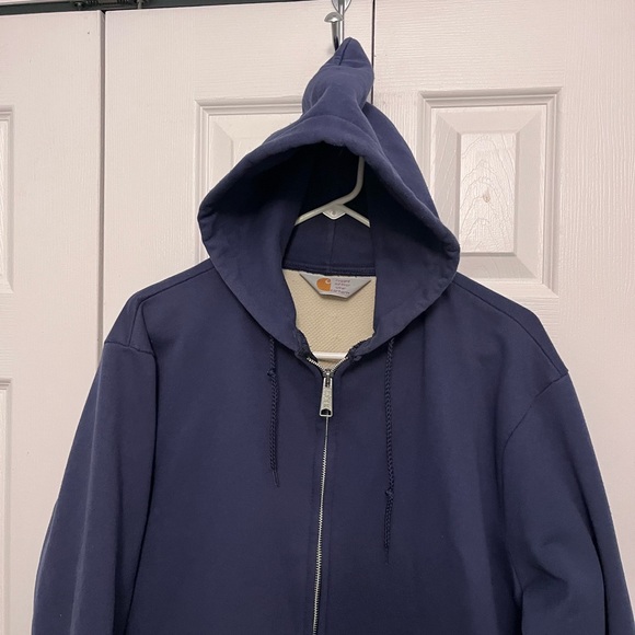 Carhartt Dark Blue Full-Zip Hoodie - Picture 5 of 9